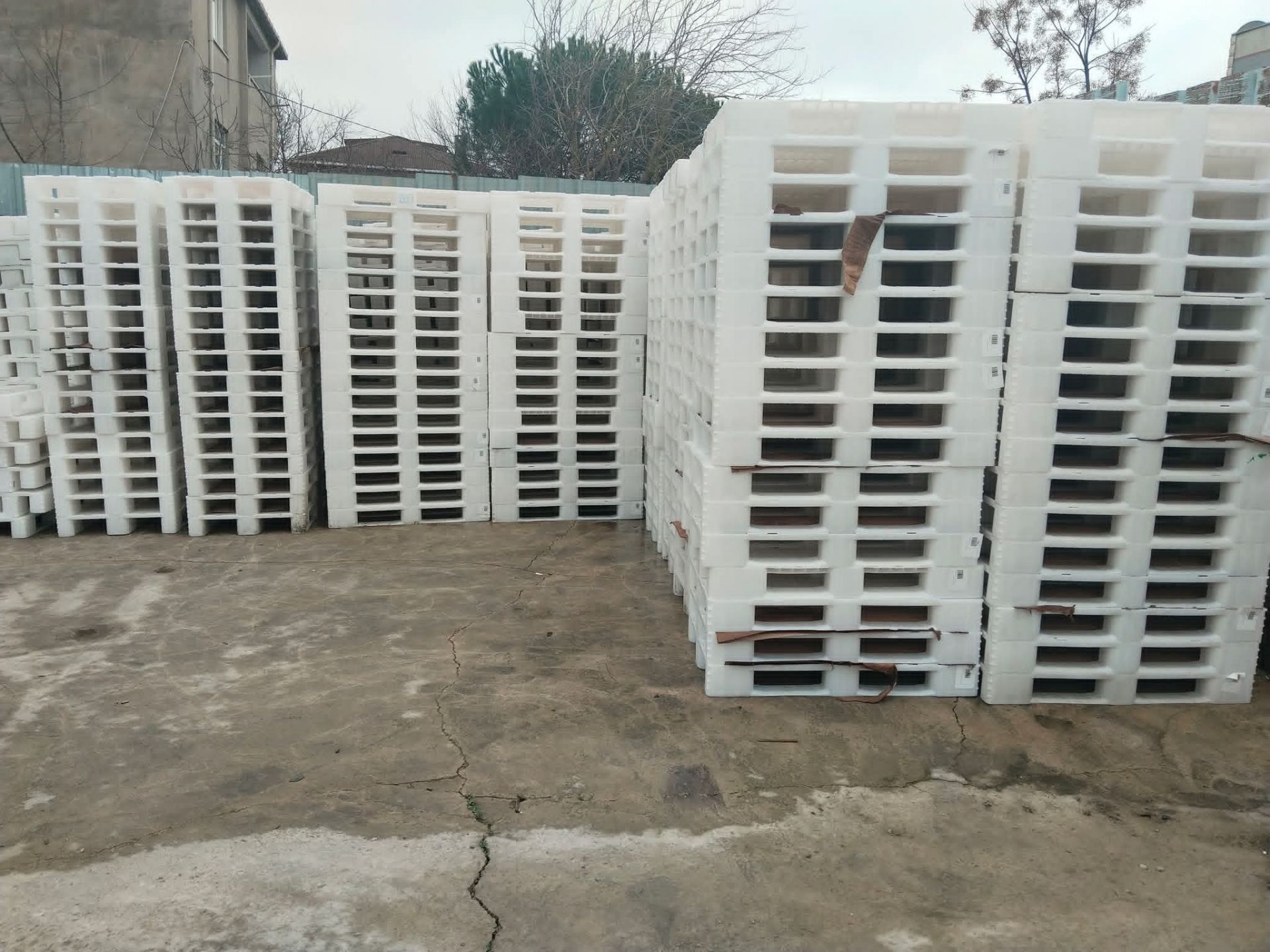 80x120 Beyaz Plastik Palet